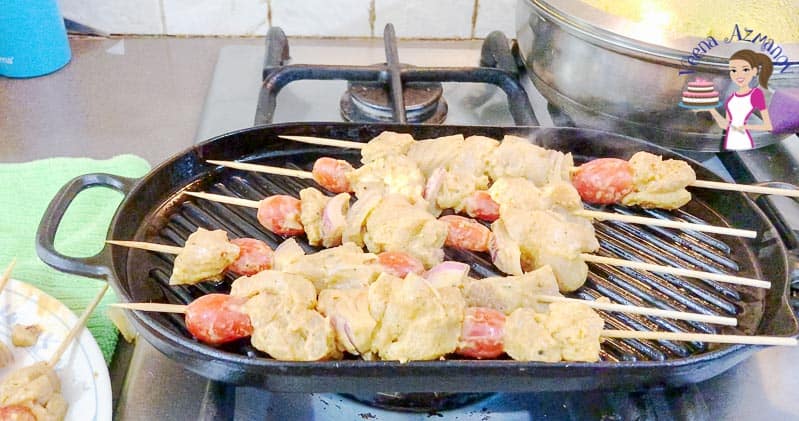 Middle Eastern Chicken Kebabs