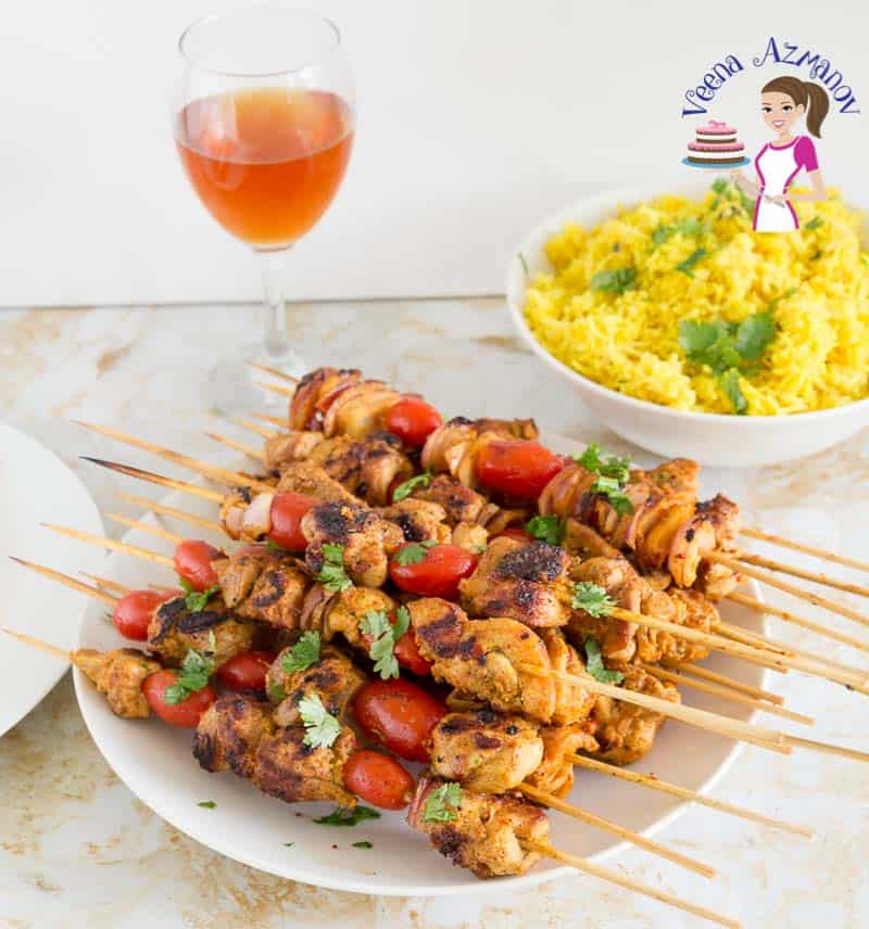 Middle Eastern Chicken Kebabs