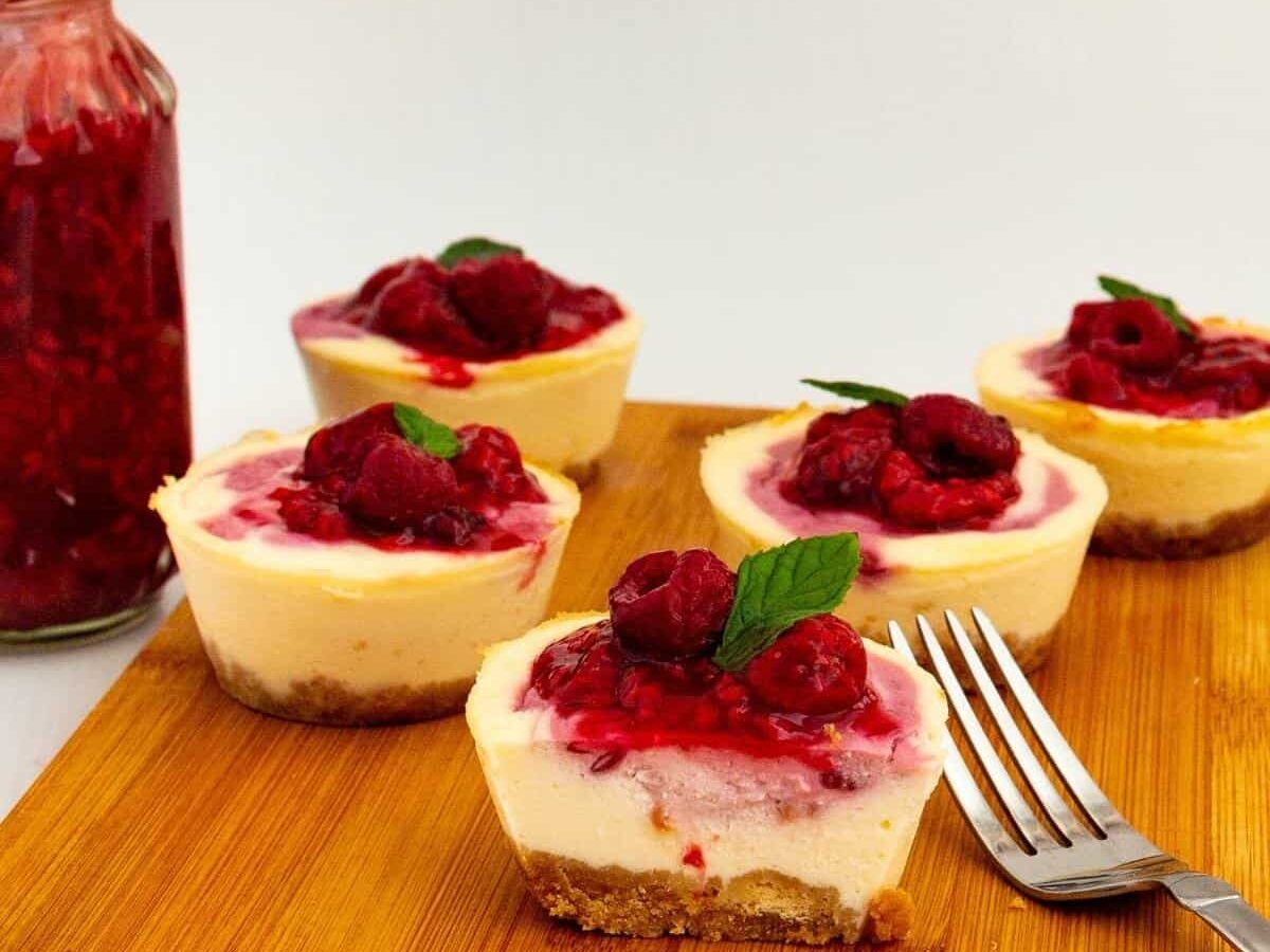 Mini Cheesecakes Raspberry