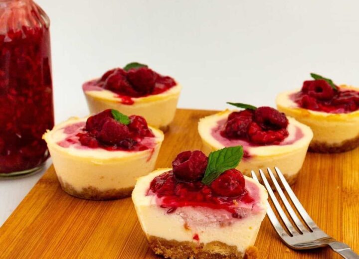 Mini Cheesecakes Raspberry