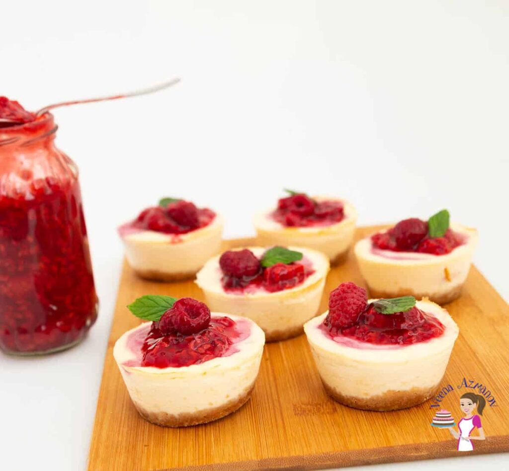 Mini Cheesecakes Raspberry