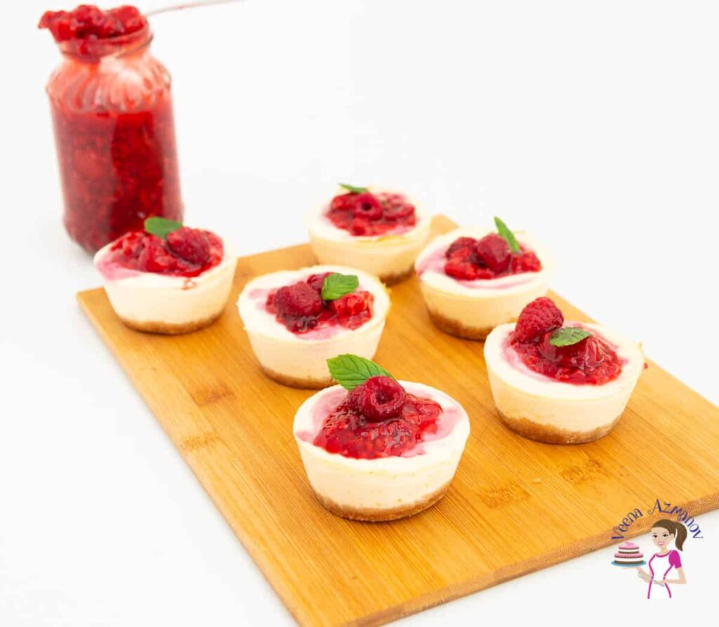 Mini Cheesecakes Raspberry