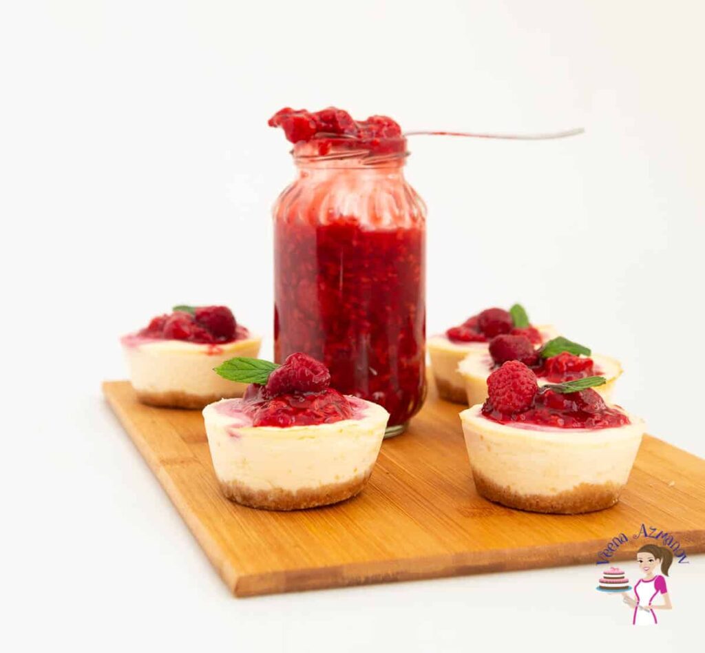 Mini Cheesecakes Raspberry