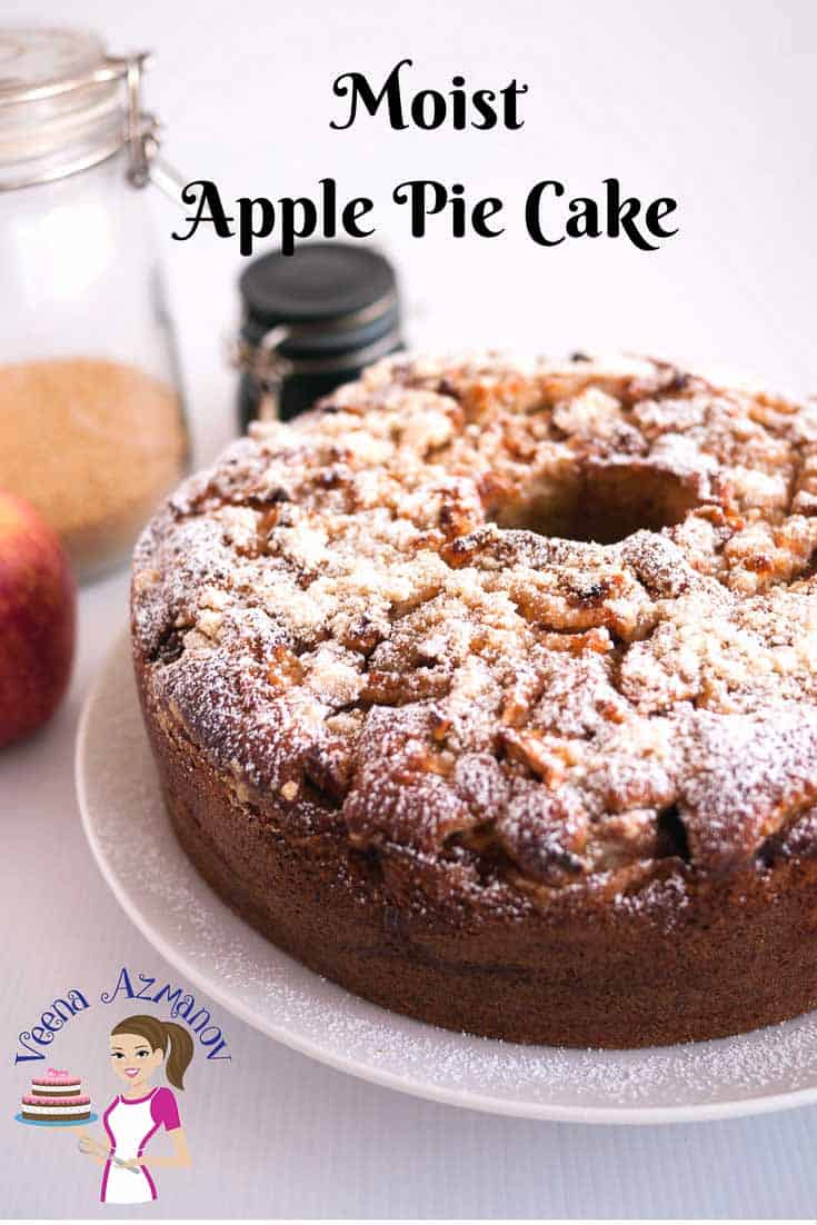 Bánh Gato Táo Nướng Phủ Vụn Bơ Apple Pie Cake – Mềm Ẩm Giòn Rụm