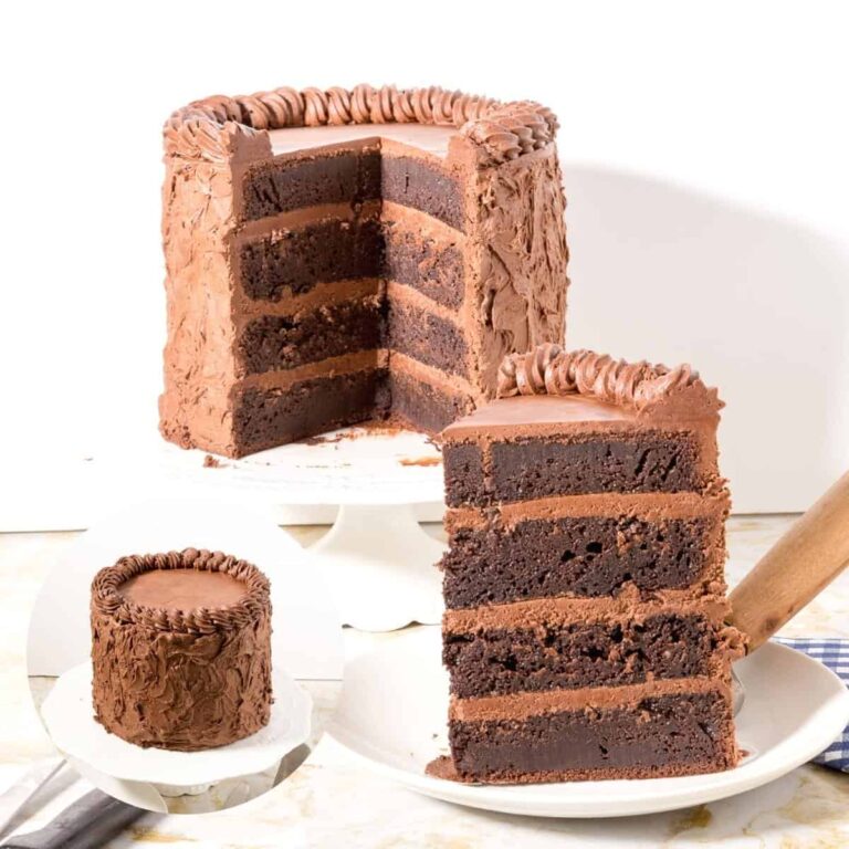 Bánh Gato Socola Fudge Đậm Đặc Chocolate Fudge Cake – Dẻo Mịn Tan