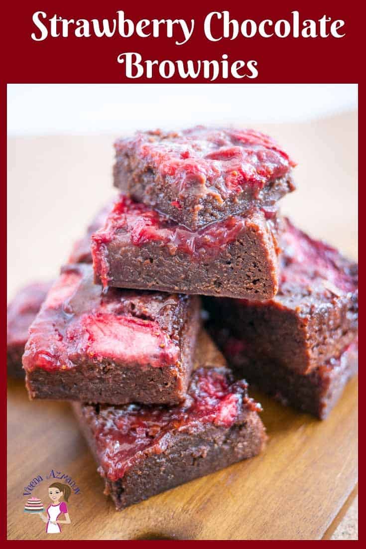 Bánh Brownie Socola Dâu Tây Strawberry Chocolate Brownie – Dẻo Mịn