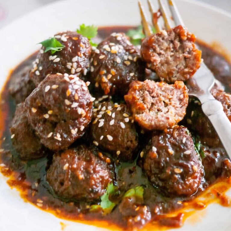 Xíu Mại Bò Sốt Mông Cổ Mongolian Meatballs – Đậm Đà Chua Cay Mặn Ngọt