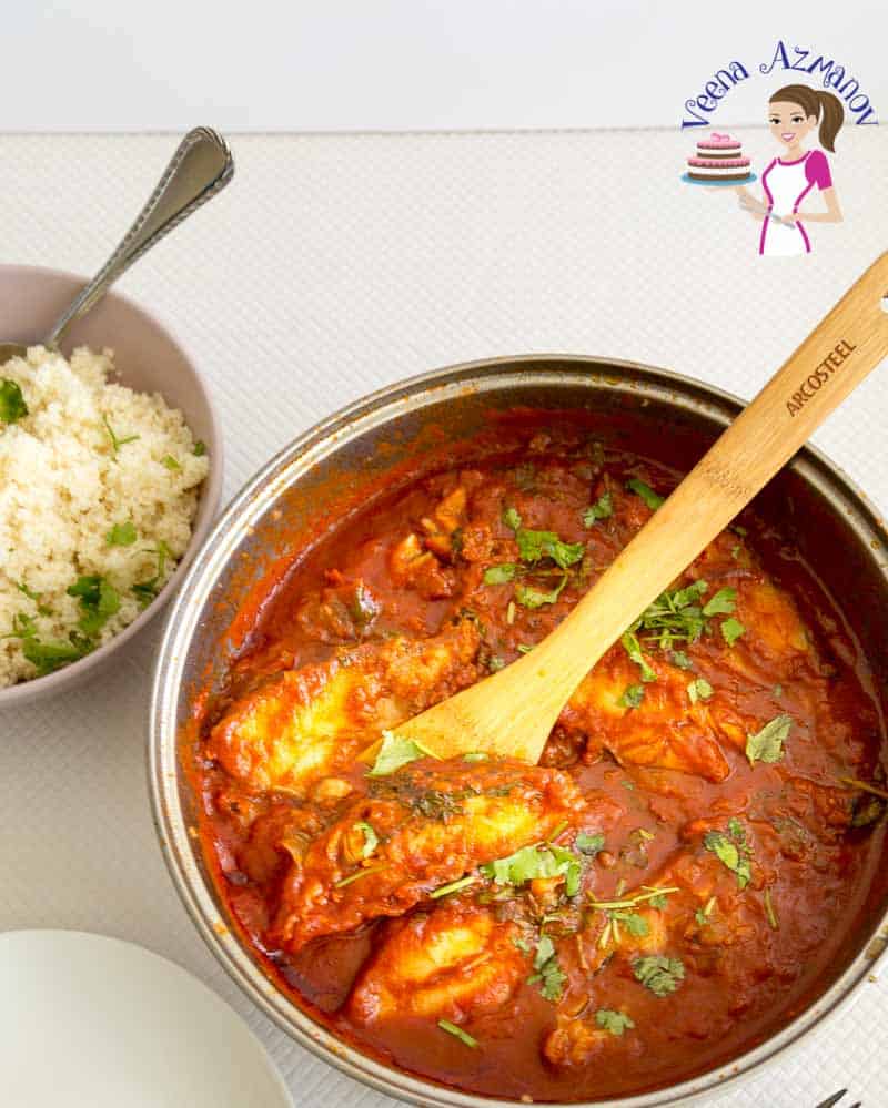 Moroccan Fish in Spicy Tomato Sauce Chraime