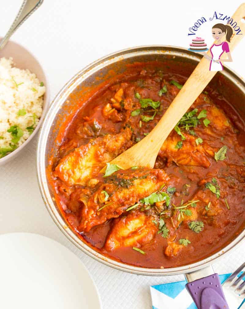 Moroccan Fish in Spicy Tomato Sauce Chraime