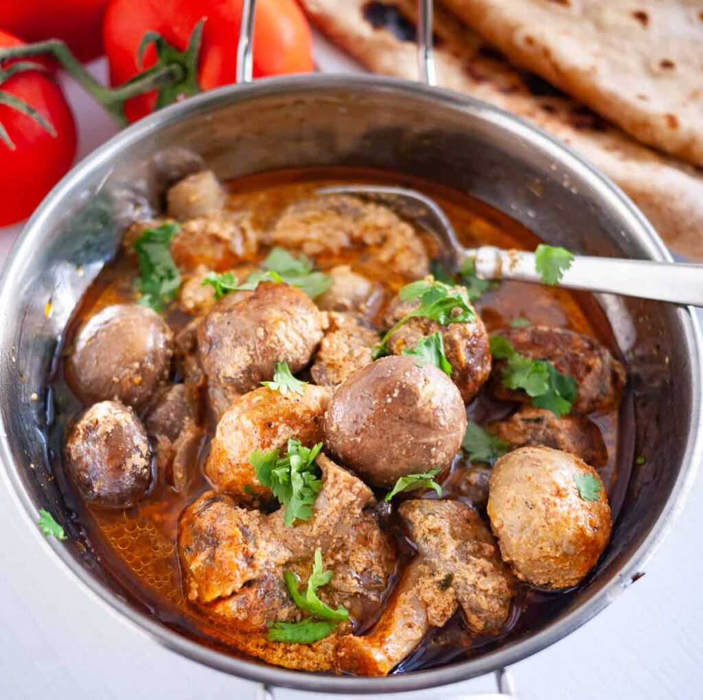 Cà Rê Nấm Gia Vị Ấn Độ Mushroom Masala – Sánh Mịn Thơm Nức Béo Ngậy