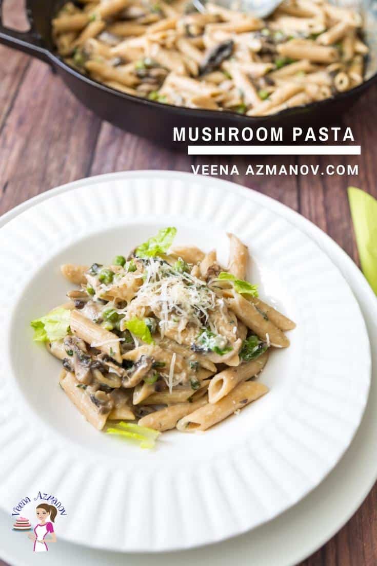 Nui Sốt Nấm Kem Bơ Siêu Nhanh 15 Phút Mushroom Pasta – Béo Ngậy Mịn