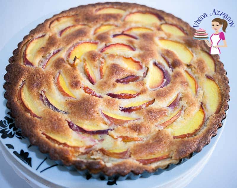 Bánh Tart Đào Đuôi Phụng Hạnh Nhân Nectarine Frangipane Tart – Giòn Bùi