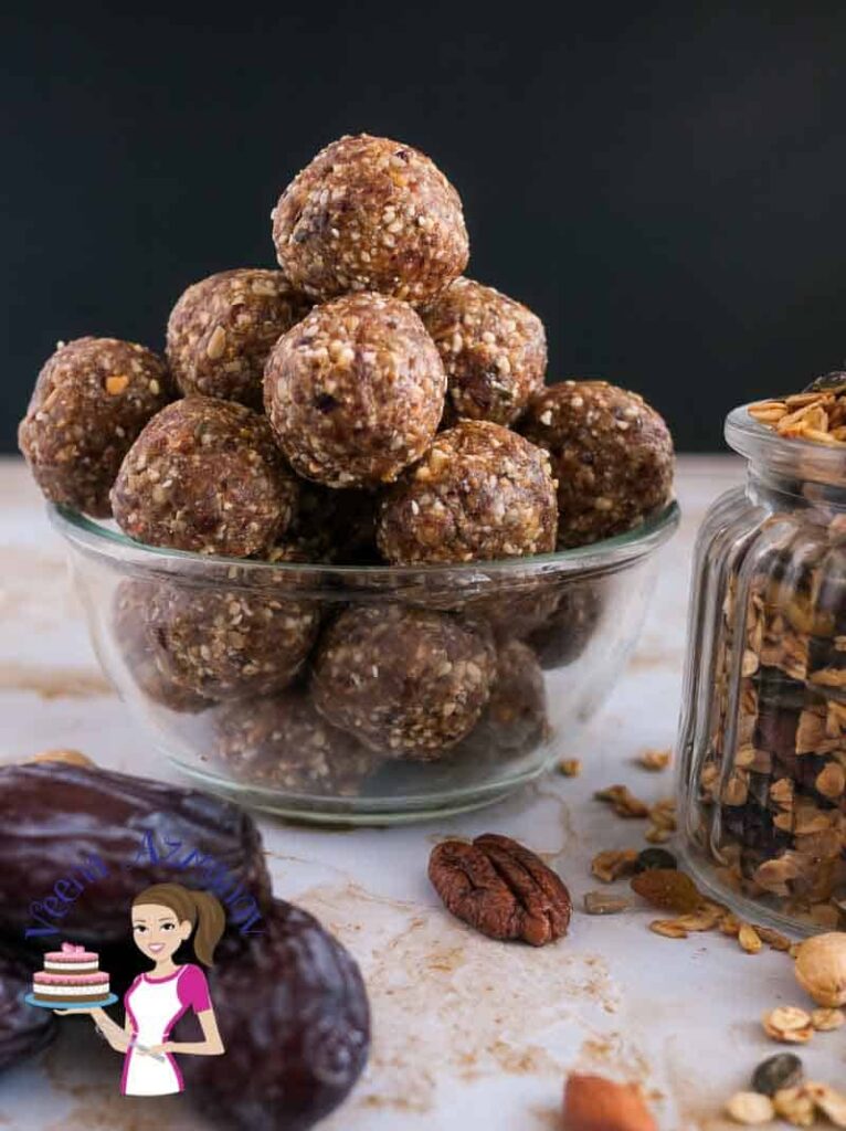 Viên Ngũ Cốc Chà Là Không Nấu No Bake Energy Bites – Dẻo Bùi Bổ Dưỡng