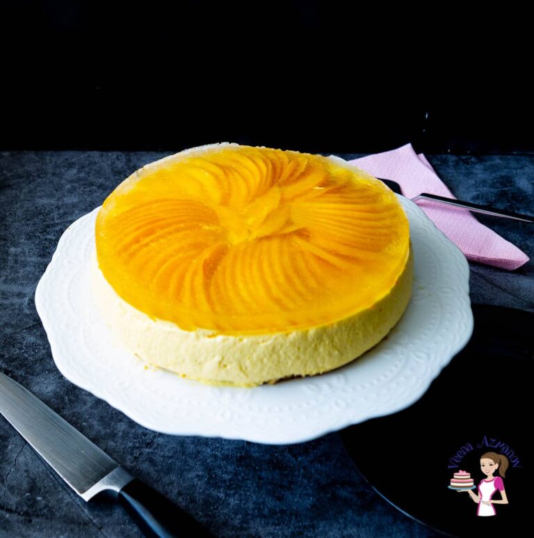 Bánh Phô Mai Xoài Không Nướng No Bake Mango Cheesecake – Mát Lạnh