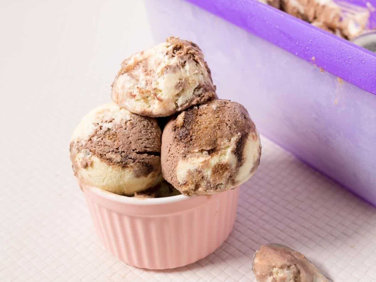 No Churn Tiramisu Ice Cream