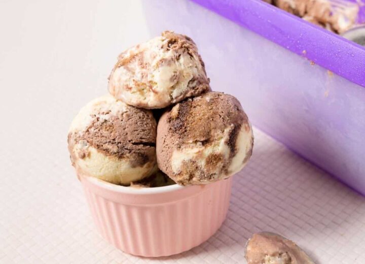No Churn Tiramisu Ice Cream