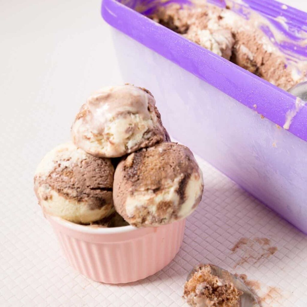 No Churn Tiramisu Ice Cream