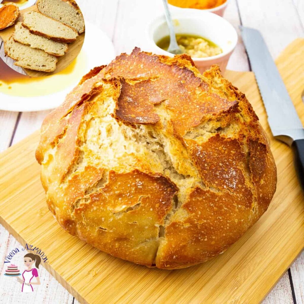 Bánh Mì Vỏ Giòn Không Cần Nhồi No Knead Artisan Bread – Giòn Vỏ Xốp