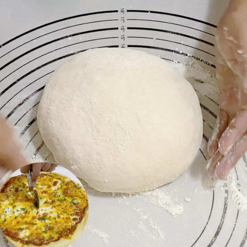 Đế Bánh Pizza Không Cần Nhồi No Knead Pizza Dough – Giòn Da Dẻo Ruột