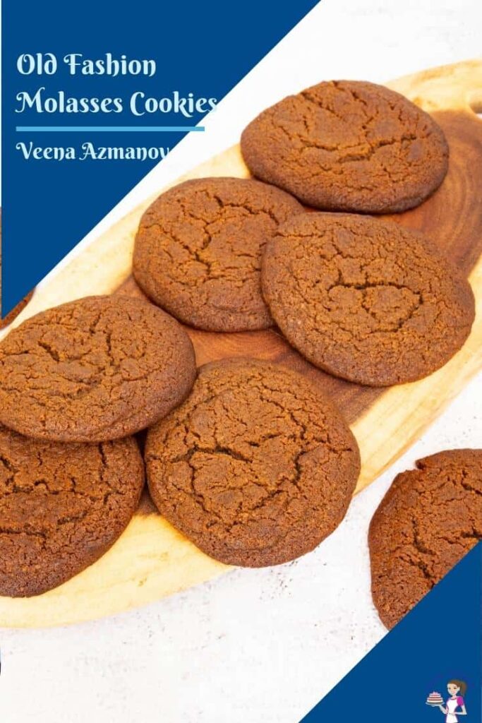 Old Fashion Soft Molasses Cookies