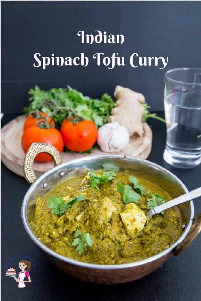 Cà Rê Đậu Hũ Sốt Cải Bó Xôi Palak Tofu Curry – Thanh Chay Sánh Mịn