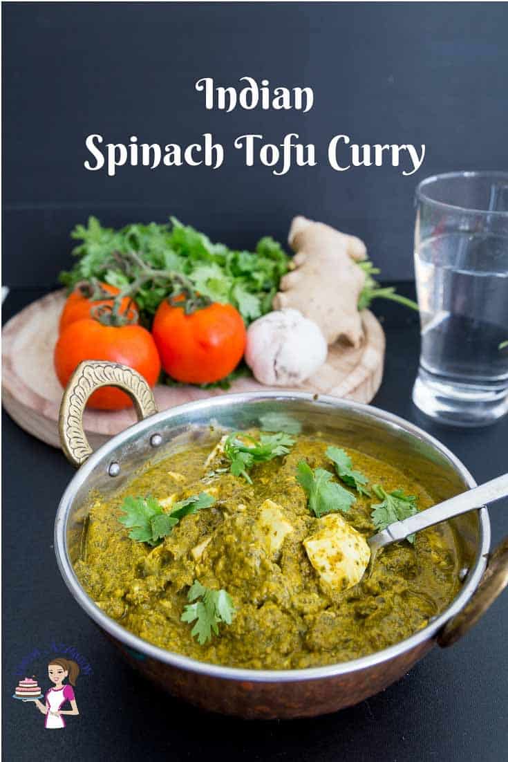 Cà Rê Đậu Hũ Sốt Cải Bó Xôi Palak Tofu Curry – Thanh Chay Sánh Mịn
