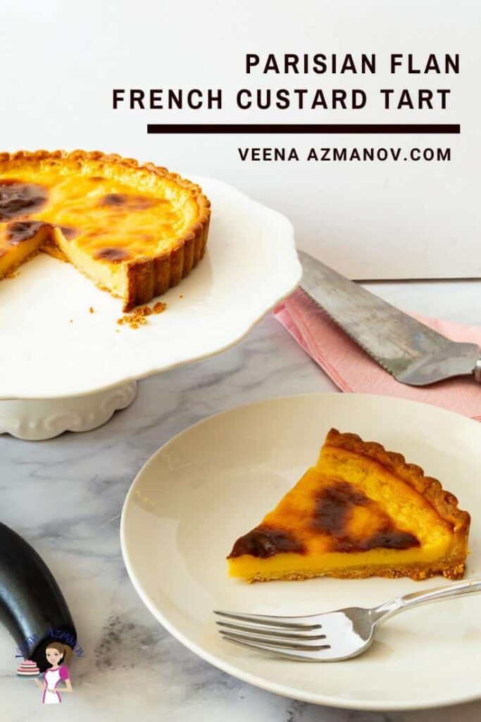 Bánh Flan Nướng Kiểu Pháp Parisian Flan Custard Tart – Mượt Mịn Béo Ngậy