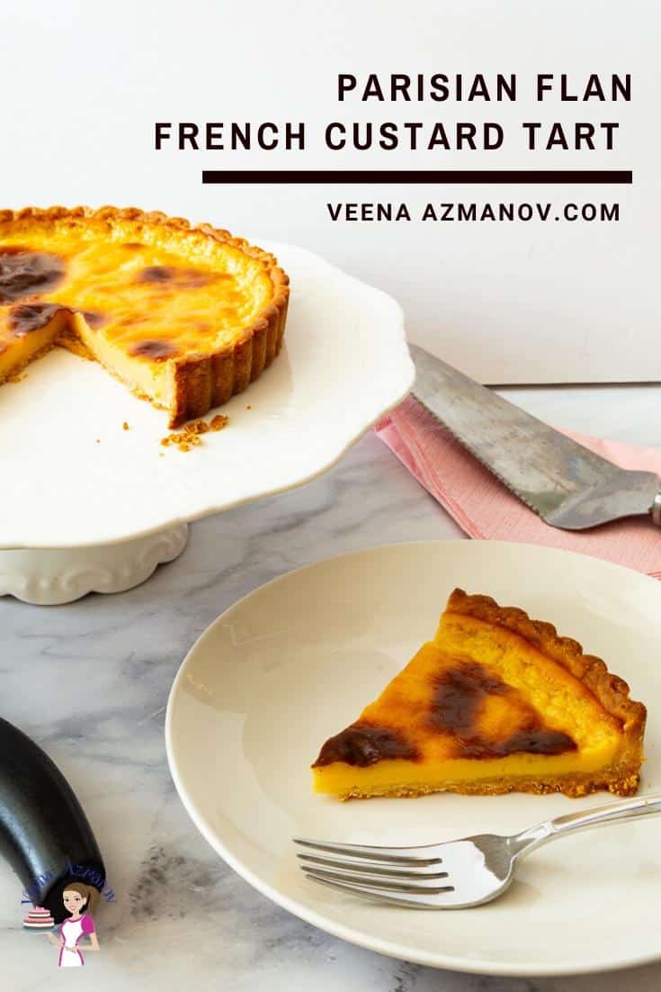 Bánh Flan Nướng Kiểu Pháp Parisian Flan Custard Tart – Mượt Mịn Béo Ngậy