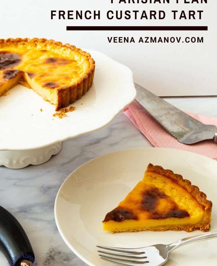 Parisian Flan French Custard Tart