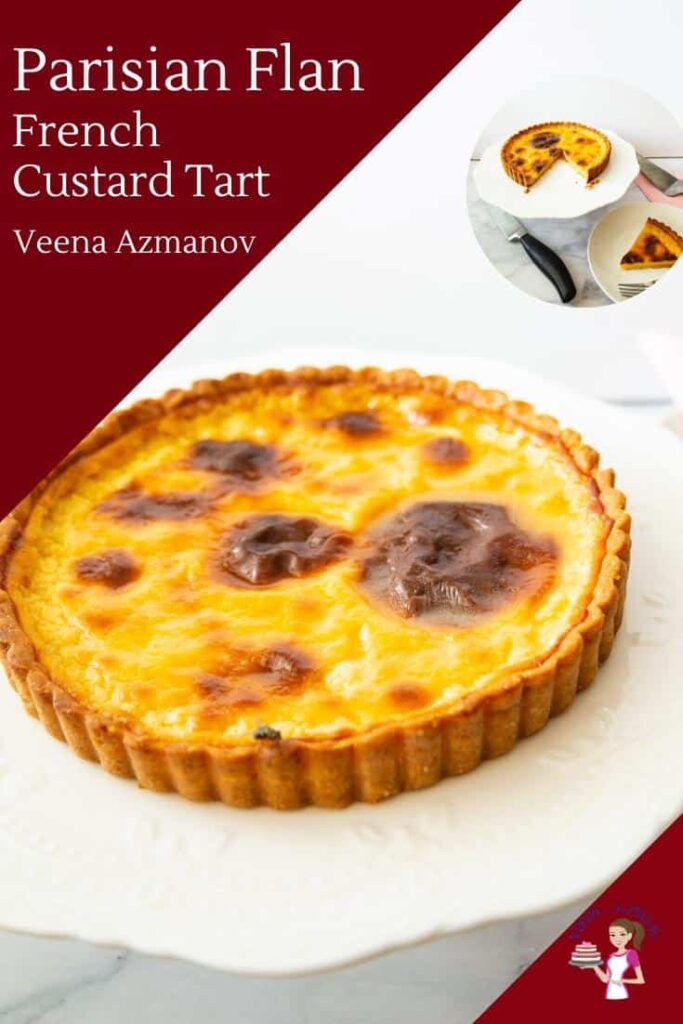 Parisian Flan French Custard Tart