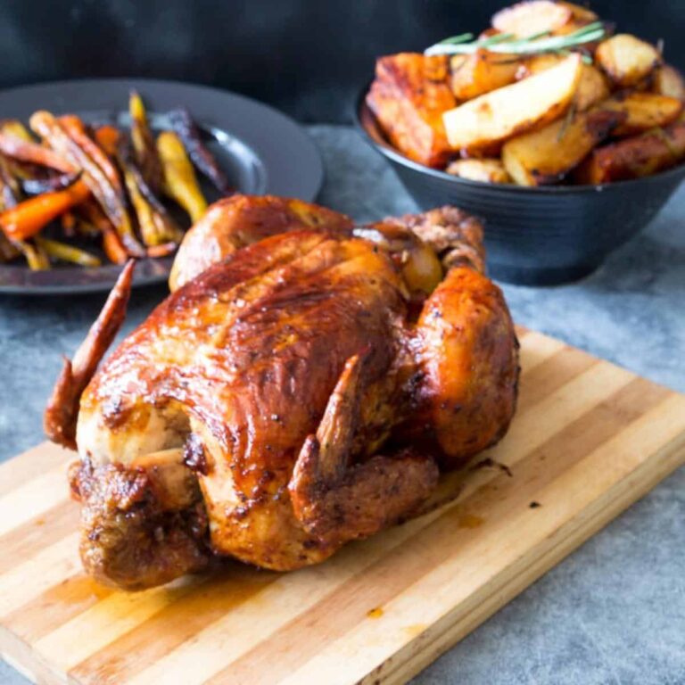 Gà Nguyên Con Nướng Lò Perfect Roast Chicken – Giòn Da Mọng Nước