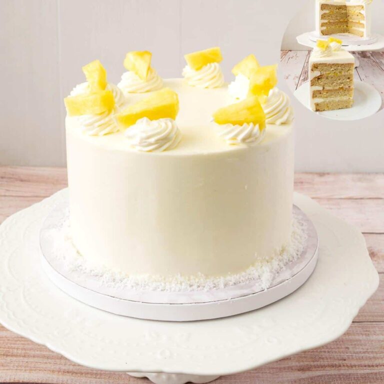 Bánh Gato Dừa Dứa Nhiệt Đới Pina Colada Cake – Mềm Xốp Ngọt Mát