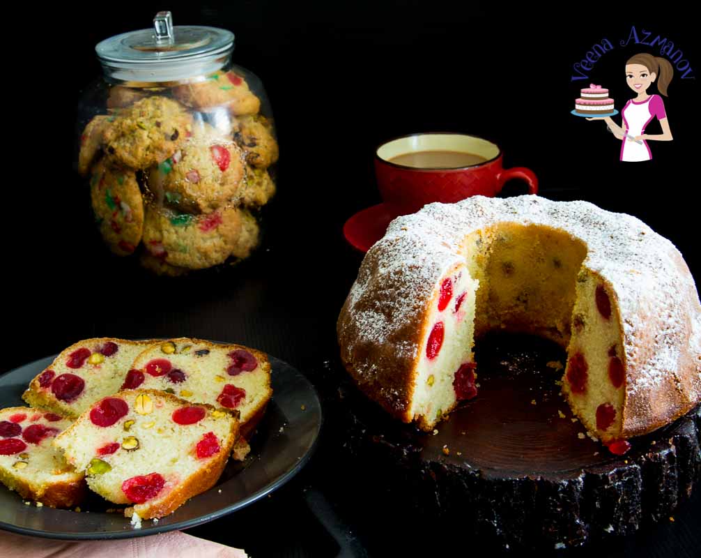 Pistachio Cherry Fruitcake