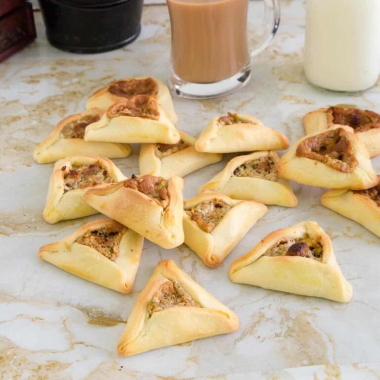 Bánh Quy Tam Giác Kẹo Hạt Dẻ Cười Pistachio Halva Hamantaschen – Giòn