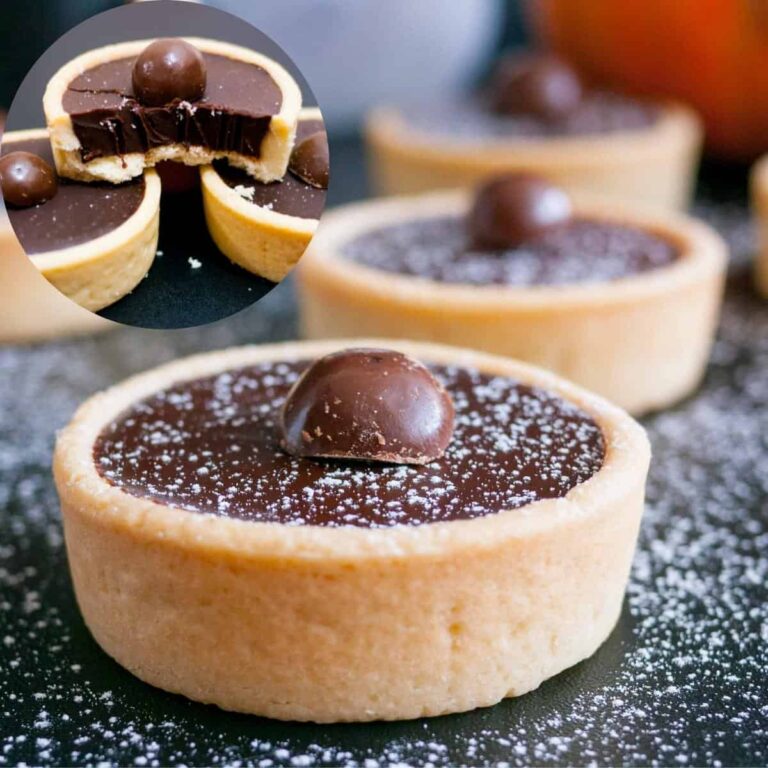 Bánh Tart Bí Đỏ Socola Nướng Giòn Pumpkin Pie Chocolate Tarts – Béo Ngậy