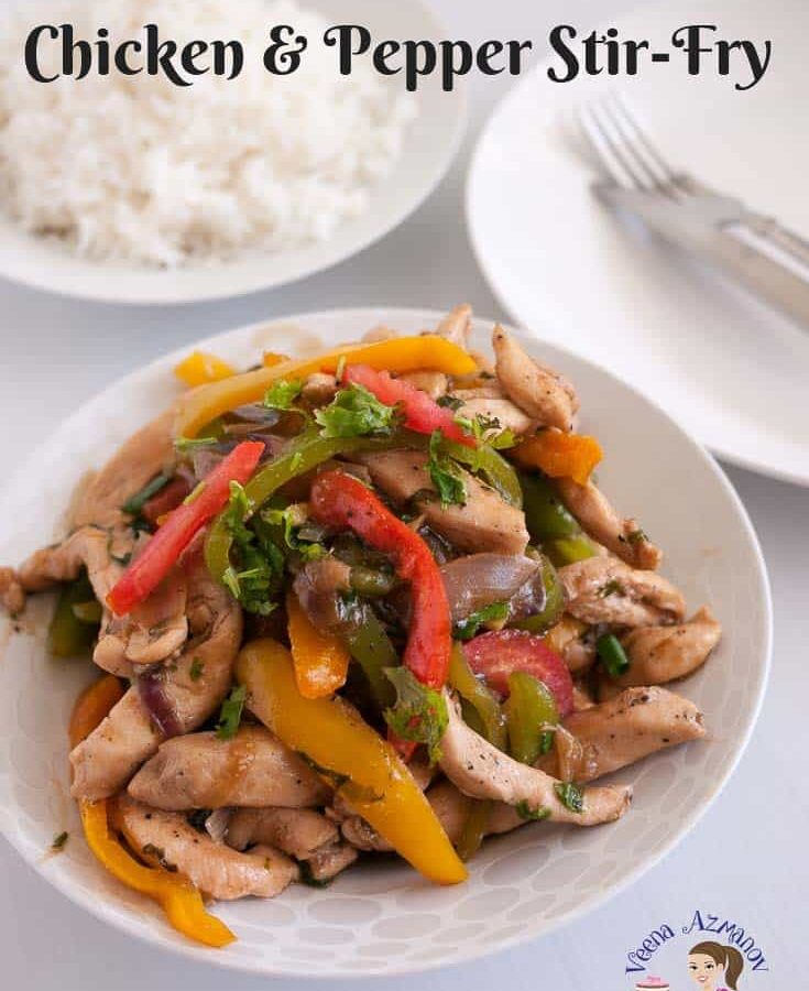 Quick Chicken Stir Fry with Peppers