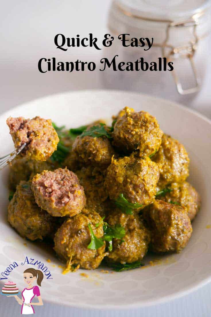 Thịt Viên Sốt Rau Ngồi Tây 15 Phút Cilantro Meatballs – Giòn Mọng