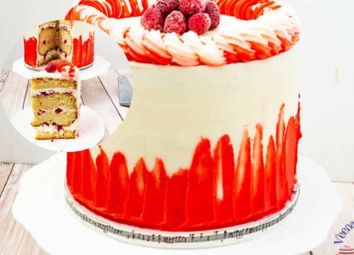 Raspberry White Chocolate Cake