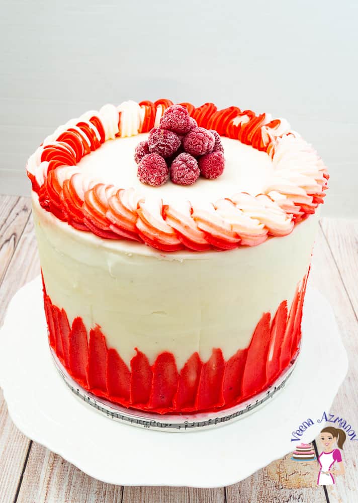Raspberry White Chocolate Cake