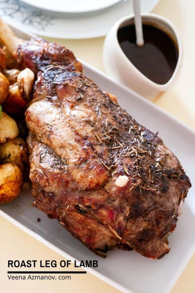 Đùi Cừu Nướng Bơ Tỏi Thảo Mộc Roast Leg of Lamb – Giòn Da Mọng Nước
