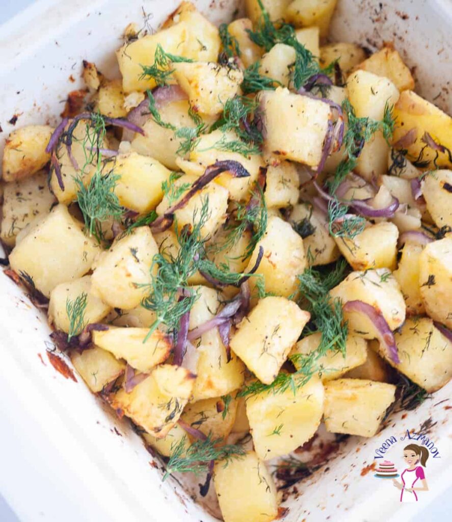 Khoai Tây Nướng Chanh Thì Là Roasted Potatoes Lemon Dill – Giòn Bùi