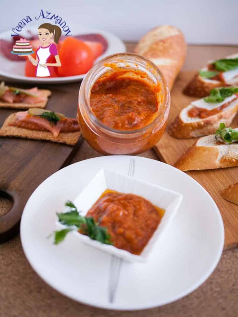 Roasted Red Pepper Garlic Tapenade