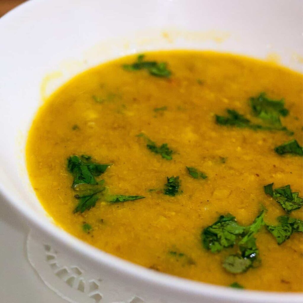 Slow Cooker Yellow Lentil Soup