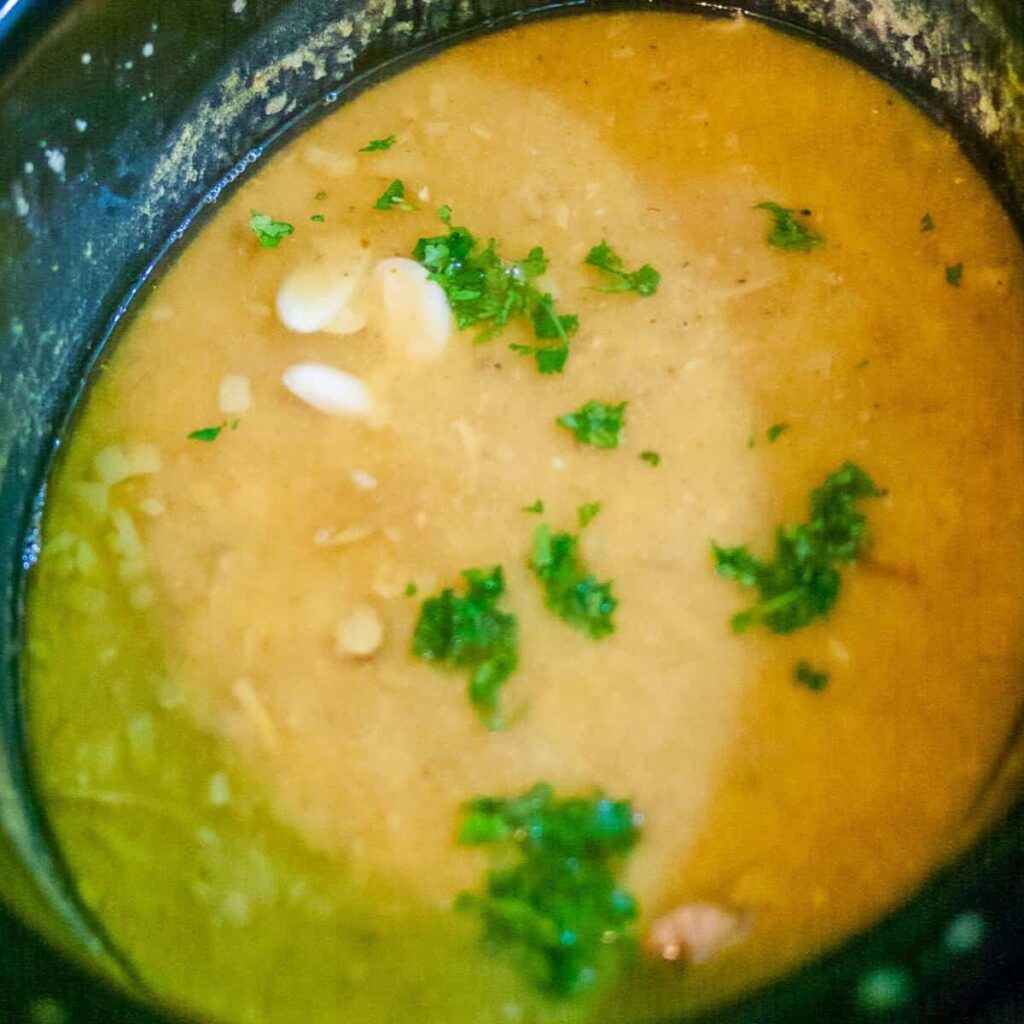 Slow Cooker Yellow Lentil Soup