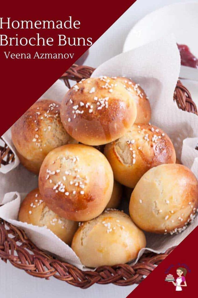 Soft Brioche Buns Homemade