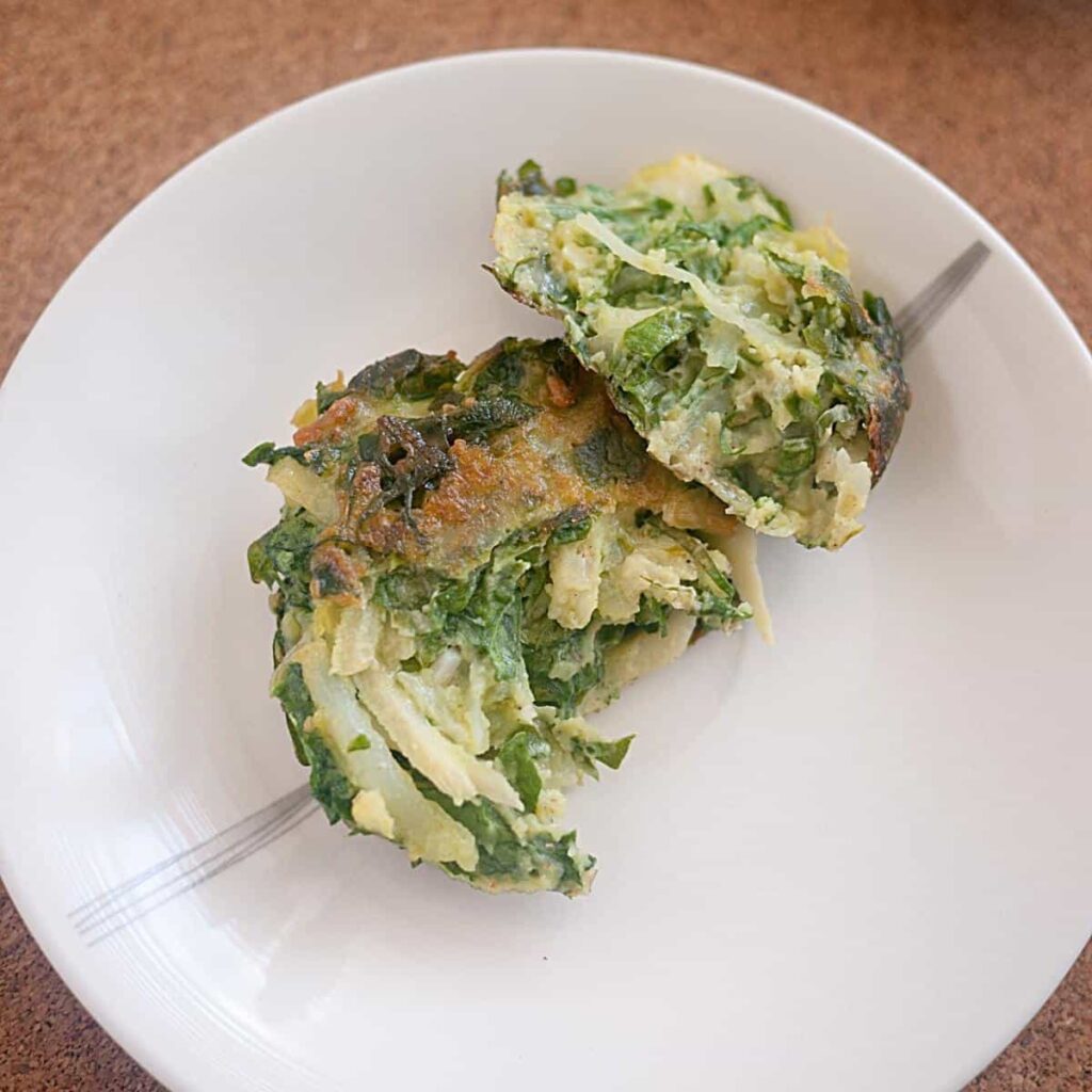 Spinach Potato Patties
