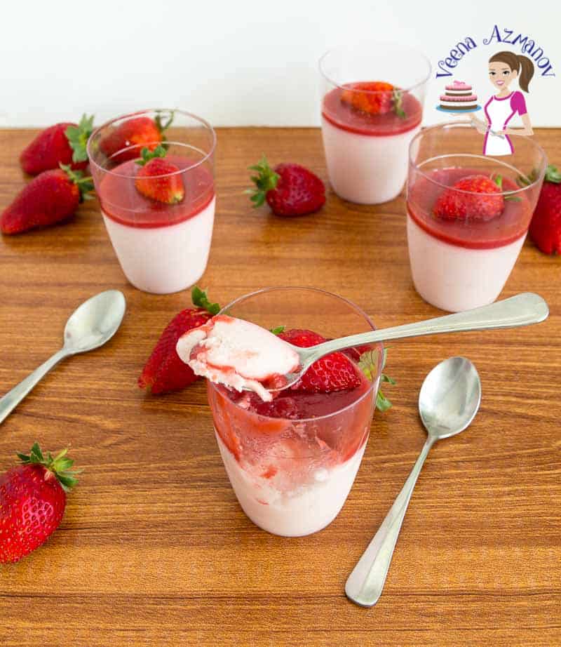 Strawberry Panna Cotta