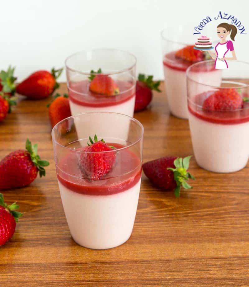 Strawberry Panna Cotta