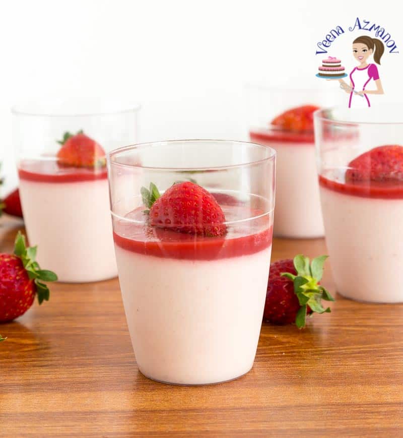 Strawberry Panna Cotta