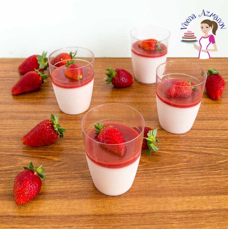 Strawberry Panna Cotta
